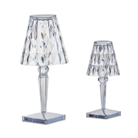 Lampă de masă Kartell Big Battery - Transparentă ca cristalul, cu alimentare directă 2