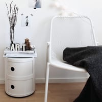 Kartell Componibili 2 elemű fehér tárolóegység 32x40 cm - White, Modern 2