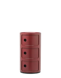 Kartell Componibili spremnik s 3 pretinca – Bordeaux 1