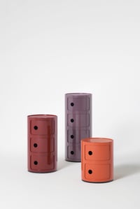 Kartell Componibili spremnik s 3 pretinca – Bordeaux 6