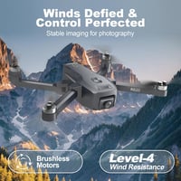 karuisrc GPS Drón 4K Kamerával - Követés Funkcióval, Automatikus Hazatérés, 249g Könnyű, Összecsukható, Szélálló Kefe Nélküli Motor, Kezdőkn 5