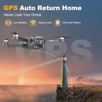 karuisrc GPS Drón 4K Kamerával - Követés Funkcióval, Automatikus Hazatérés, 249g Könnyű, Összecsukható, Szélálló Kefe Nélküli Motor, Kezdőkn 3