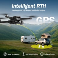 karuisrc GPS Drón HD Kamerával Felnőtteknek, Automatikus Visszatérés, Gesztus Vezérlés 5