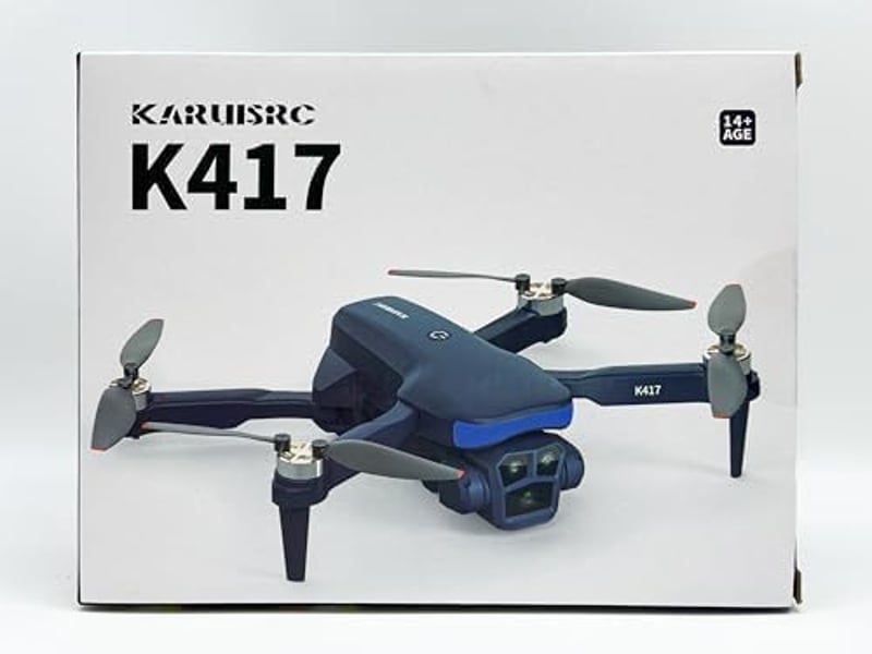 karuisrc Összecsukható Drón 2x1080P HD Kamera, FPV, LED Világítás, Optikai Pozicionálás