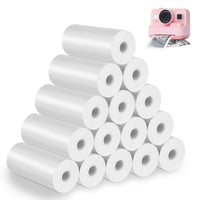 Termopapier Kasanni pre detské instantné fotoaparáty, 15 kotúčov bieleho termopapiera, 57 mm x 500 mm, na fotografie, nálepky a scrapbooking 1