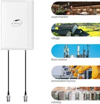 KASER 4G LTE 5G Kültéri MIMO Antenna 12dBi Erősítés TS9 Adapter 10m Kábellel 4