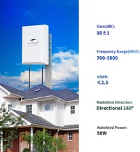 KASER 4G LTE 5G Kültéri MIMO Antenna 12dBi Erősítés TS9 Adapter 10m Kábellel 3
