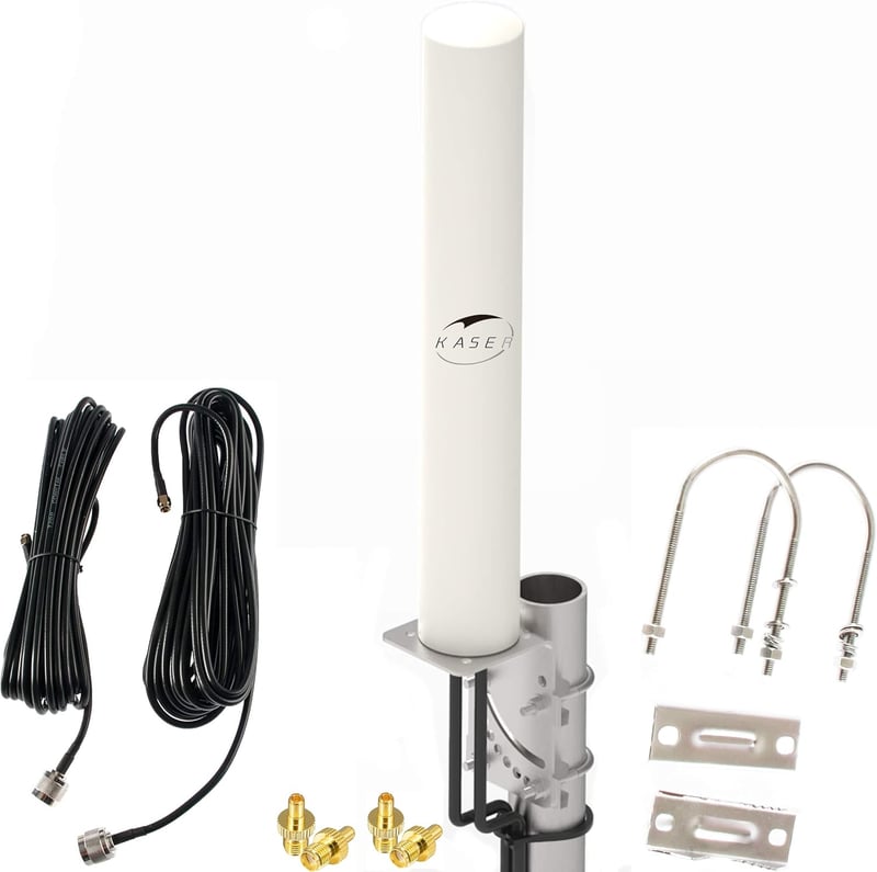 KASER 4G LTE Kültéri Antenna MIMO 698-2700 MHz SMA CRC9 TS9 12 dBi 15 km