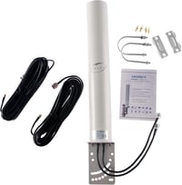 KASER 4G LTE Kültéri Antenna MIMO 698-2700 MHz SMA CRC9 TS9 12 dBi 15 km 8