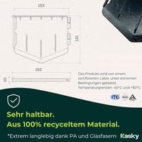 Kasky Műanyag Kerti Szegély 2,14m - Kalapáccsal Rögzíthető Virágágy Határ 5