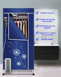 KASYDoFF 1600W Elektromos Szárítógép Hordozható Anion Technológiával 2