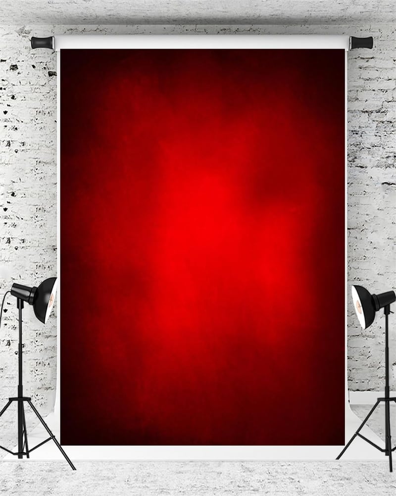 Kate Photo Backdrop 5x7ft Abstract Red Backdrop for Photography Microfiber Backdrop for Photo Studio Photography Props for Birthday Party Photography - 1.5x2.2cm, B1023232