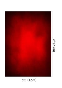 Kate Photo Backdrop 5x7ft Abstract Red Backdrop for Photography Microfiber Backdrop for Photo Studio Photography Props for Birthday Party Photography - 1.5x2.2cm, B1023232 2