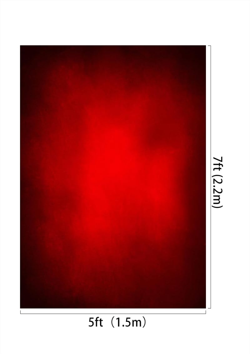 Kate Photo Backdrop 5x7ft Abstract Red Backdrop for Photography Microfiber Backdrop for Photo Studio Photography Props for Birthday Party Photography - 1.5x2.2cm, B1023232
