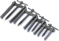 Katsu 450463 Kétpofás Csapágy- és Fogaskerék Lehúzó 150 mm, Vékony Karmokkal, 20-85 mm Nyitási Tartomány, Szénacél 2