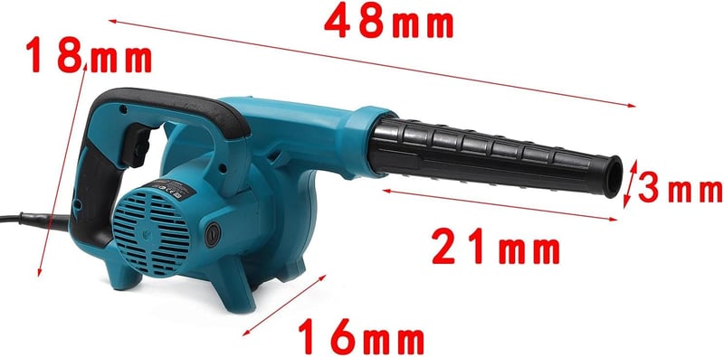 KATSU 650W elektromos lombfúvó turbó ventilátorral változtatható sebességgel