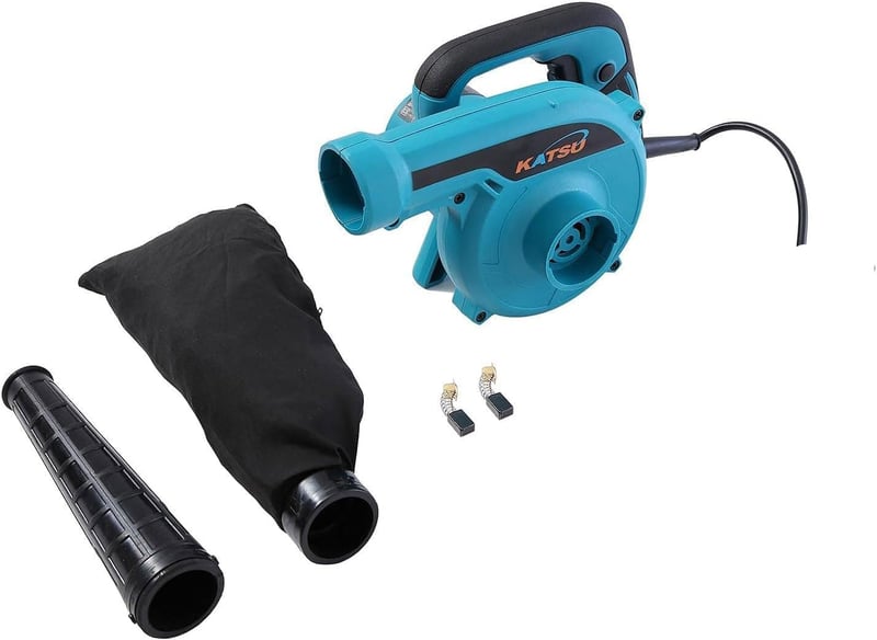 KATSU 650W elektromos lombfúvó turbó ventilátorral változtatható sebességgel