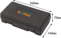 KATSU Dial Test Indicator DTI mérőóra mágneses talppal - 0-10 mm 8