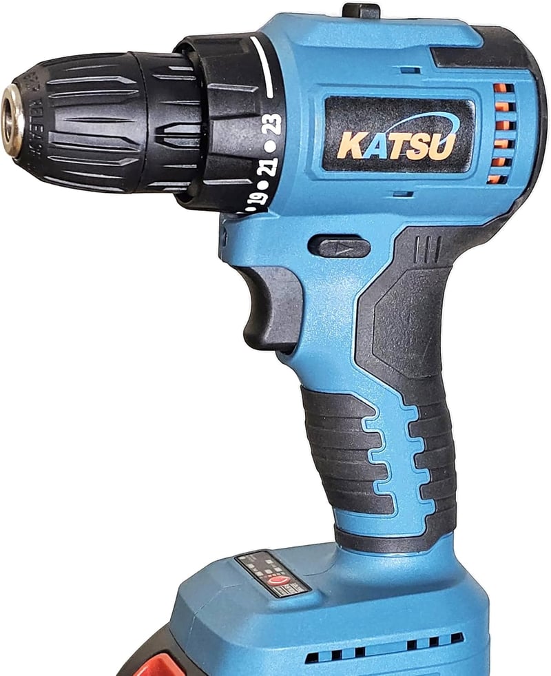 KATSU FIT-BAT 21V Akkus Fúró-Csavarozó Brushless LED Világítással
