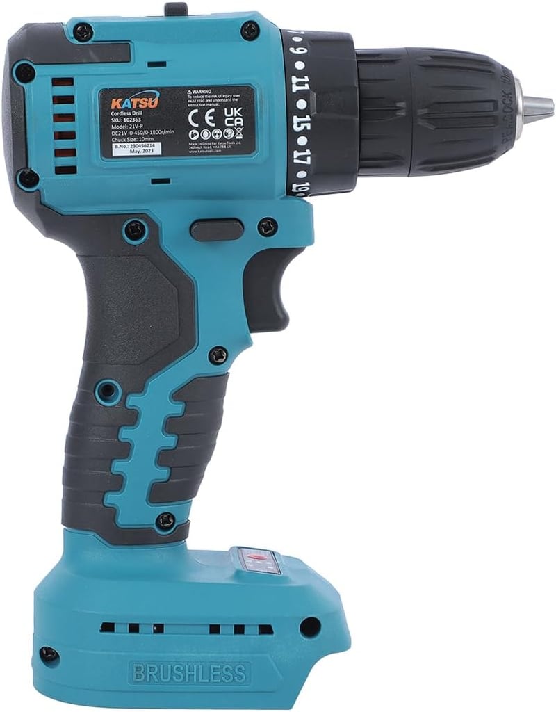 KATSU FIT-BAT 21V Akkus Fúró-Csavarozó Brushless LED Világítással