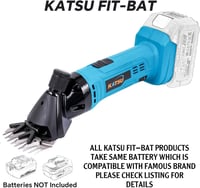KATSU FIT-BAT 21V Vezeték Nélküli Nyírógép 6 Sebességgel - Juhok, Kecskék és Szarvasmarhák Gyapjú és Szőrnyírásához - Állattenyésztési Eszkö 2