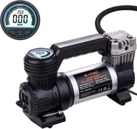 KATSU Tools Autós Légkompresszor 120 PSI 12V LED Világítással - Professzionális Hordozható Gumiabroncs Pumpa Autókhoz, Teherautókhoz, Felfúj 1