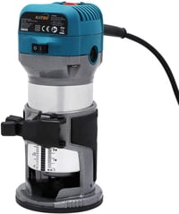 KATSU Tools Elektromos Marógép 710W - Fa Élmaró, Asztali Felsőmaró, Ácsmunkához, Barkácsoláshoz, 0.95 LE Teljesítménnyel 1