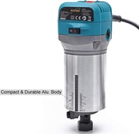 KATSU Tools Elektromos Marógép 710W - Fa Élmaró, Asztali Felsőmaró, Ácsmunkához, Barkácsoláshoz, 0.95 LE Teljesítménnyel 4
