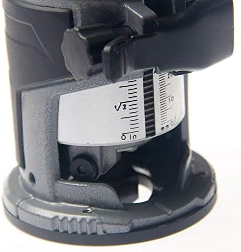 KATSU Tools Elektromos Marógép 710W - Fa Élmaró, Asztali Felsőmaró, Ácsmunkához, Barkácsoláshoz, 0.95 LE Teljesítménnyel