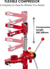 KATSU Tools Rugóösszehúzó 1000 kg Teherbírás Manuális Lengéscsillapító Szerelő Eszköz Autó Javítás Felfüggesztés Karbantartás 3