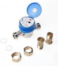 KATSU Tools vízáramlás mérő 20 mm réz vízóra 1