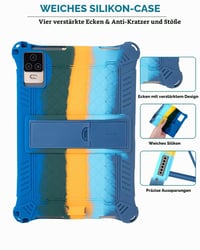 Husă universală din silicon KATUMO pentru tablete de 10-10,1 inchi, husă de protecție pentru Blackview, TECLAST, DOOGEE, SEBBE, Lville, OUZRS, Wqplo și alte mărci 3