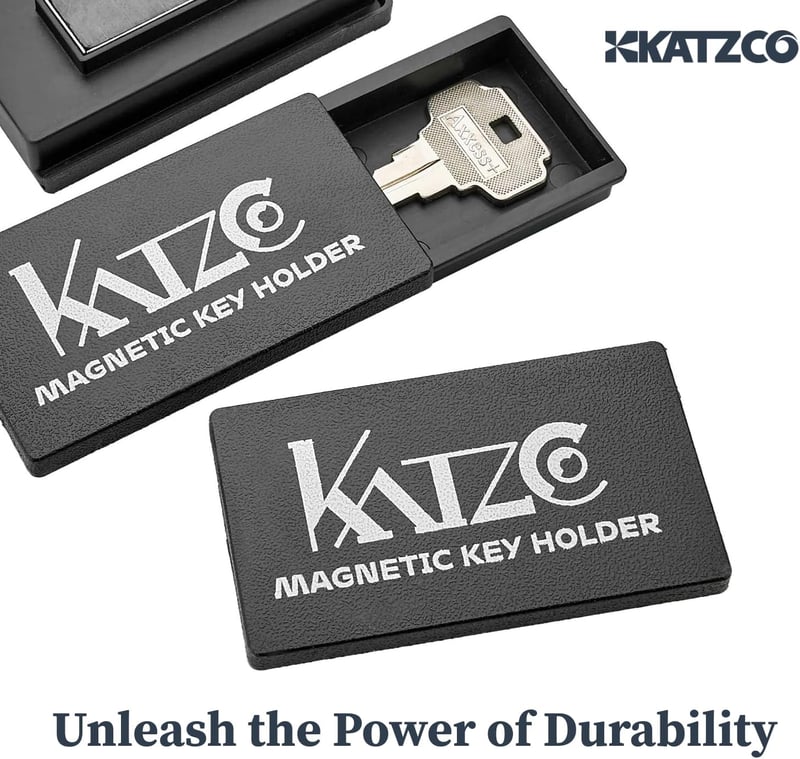 Katzco mágneses kulcstartó doboz - 3,2x7cm autó és otthon tároláshoz