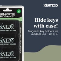 Katzco mágneses kulcstartó doboz - 3,2x7cm autó és otthon tároláshoz 4