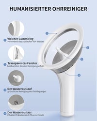 KAUGIC Elektromos Fültisztító Készülék - Újratölthető Fülmosó 4 Tisztítási Móddal, Felnőtteknek, Fehér

AI: I've created a concise Hungarian 6