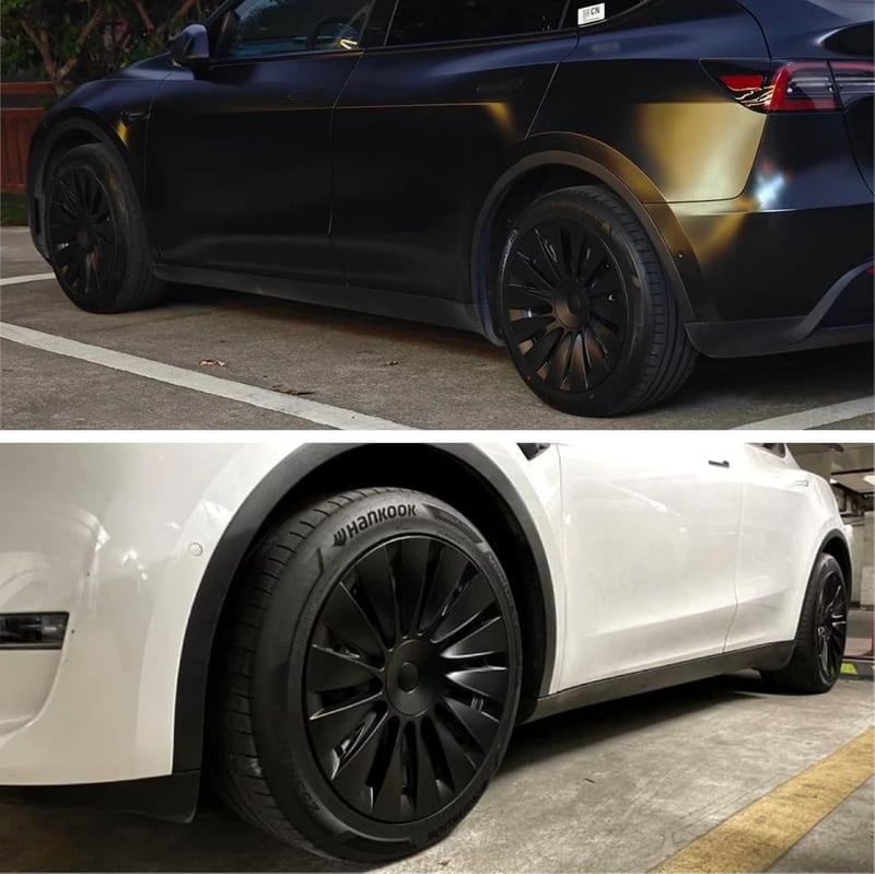 KAVANIC 4 db Tesla Model Y 19" Felniborítás Matt Fekete 2020-2024 Kerékborítás