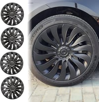 KAVANIC 4db Kerékagy Sapka Tesla Model 3 Highland 2024-2025 18 Hüvelyk Fekete 1