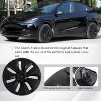 KAVANIC Tesla Model Y 19" Felniborítás Matte Black 4db Gemini 2020-2024 4