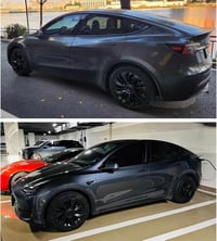 KAVANIC Tesla Model Y 2020-2023 kerékborítás 19 hüvelyk matt fekete 4 darab szett 7