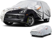 kayme Porsche Cayenne 2010-2025 autóponyva vízálló légáteresztő 6 rétegű eső nap por karc ellen reflektáló csíkok 1
