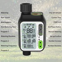 Calculator pentru controlul irigațiilor Kazeila - 3 zone, cu senzor de ploaie 4