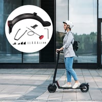 KBIBCK Zadný blatník na elektrickú kolobežku, kompatibilný s Xiaomi Mi M365 1S Pro Pro 2, čierny, veľkosť M, náhradný diel 6