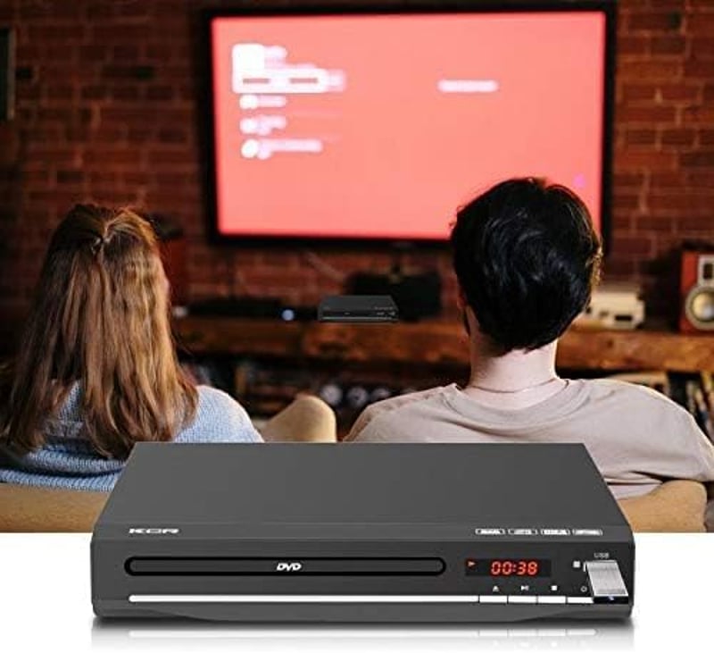 KCR DVD lejátszó TV-hez USB HDMI kábellel távirányítóval