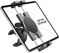 KDD Tablet Tartó Futópadhoz és Szobakerékpárhoz, 360° Forgatható iPad Telefon Állvány Edzőgépekhez, Kompatibilis iPad Pro Mini Air Samsung G 1
