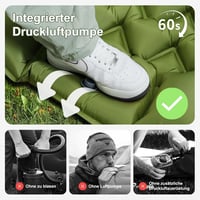 Kdti Önfelfújódó Kétszemélyes Hálómatrac Kempinghez 3