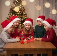 Set de Accesorii Spiriduș Keadrsa cu Săniuță din Lemn - Decorațiune Ușiță de Spiriduș, Tăbliță, Șnur, Șablon, Decor pentru Advent și Crăciun 4
