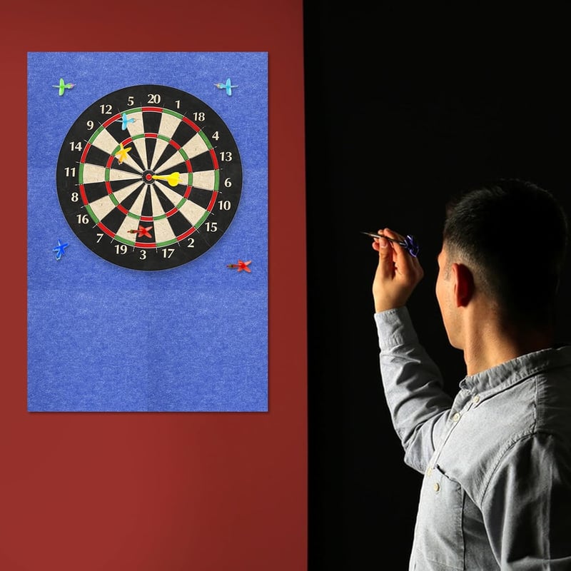 KEAGAN Öntapadós Filc Darttábla Falvédő Keret, Dartboard Border Védőlap,