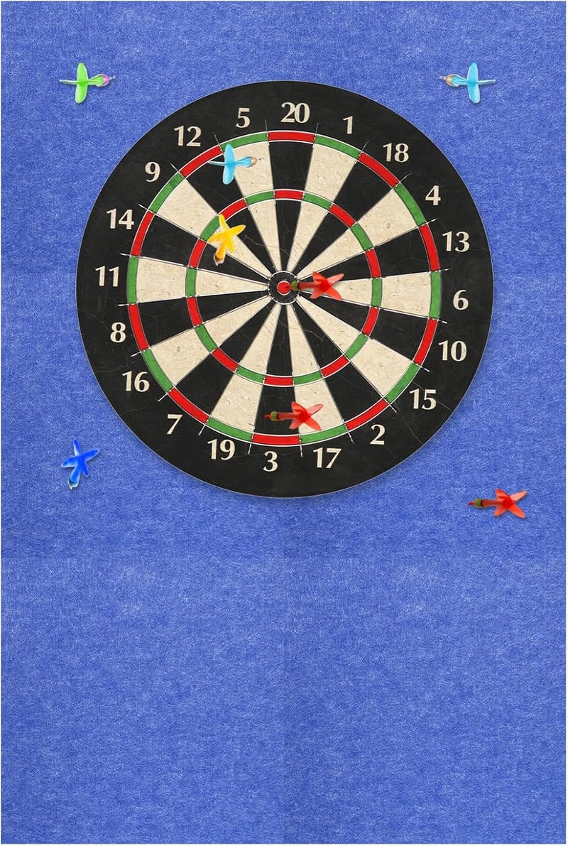 KEAGAN Öntapadós Filc Darttábla Falvédő Keret, Dartboard Border Védőlap,