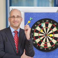 KEAGAN Öntapadós Filc Darttábla Falvédő Keret, Dartboard Border Védőlap, 6