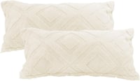 KEAYOO Plüss Párnahuzat 40x80 cm Puha Teddy Fleece Téli Meleg Bézs 1